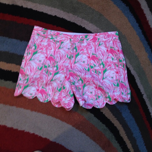 Lilly Pulitzer Pants - Lilly flamingo shorts